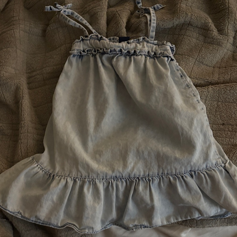 GAP Denim Toddler Dress in Soft Blue